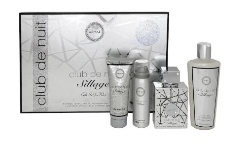 Estuche Armaf Sillage Unisex 4PZS 105ML EDP + Gel De Baño + Splash + Shampoo